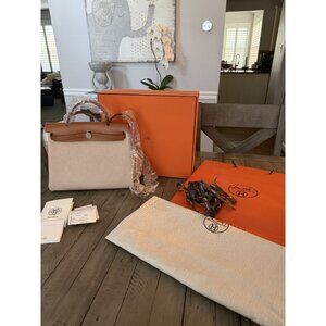 Hermes Vache Hunter Criss Viking Herbag Zip Retourne 31 PM